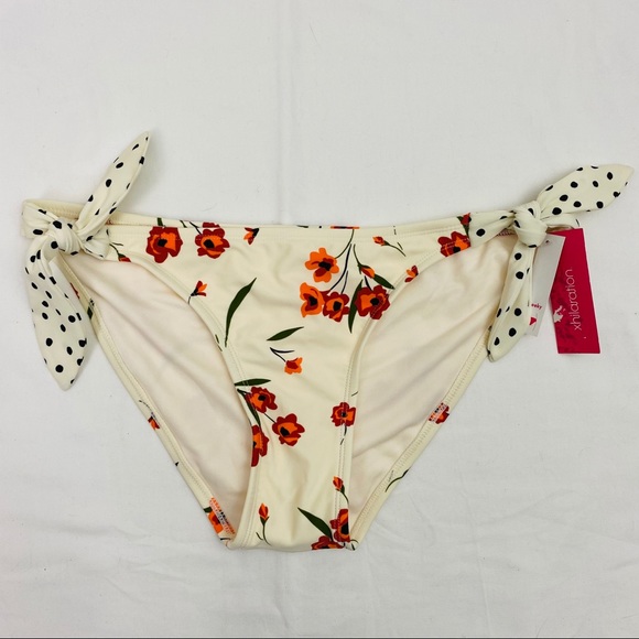 Xhilaration Juniors' Side Tie Cheeky Bikini Bottom - Picture 3 of 10